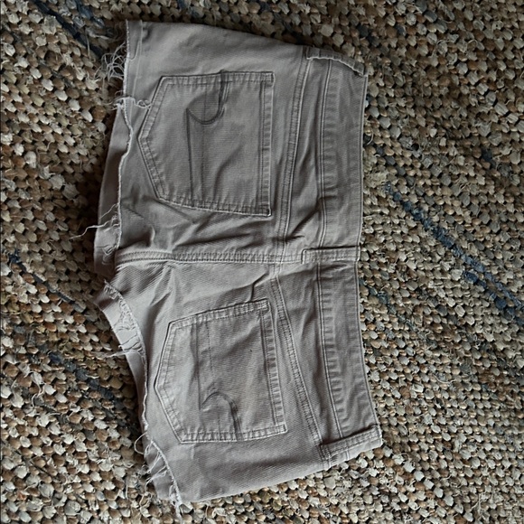 AEO stretch, gray curdoroy short - Picture 9 of 9